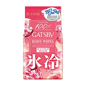 ICE-TYPE DEODORANT Body Wipes Freeze Peach