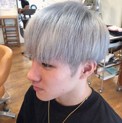 Ash silver store hair color