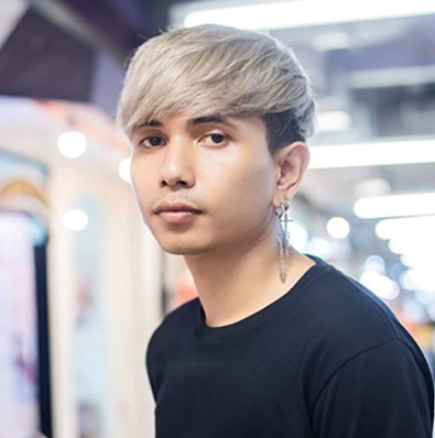 Ash Grey hair colour with shades of - STYLE BY ANDY CHAN