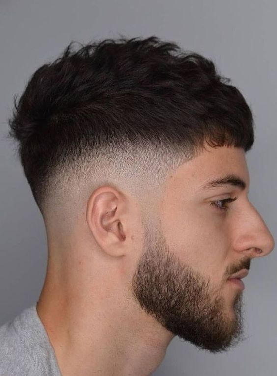 Low Drop Fade with Textured Crop