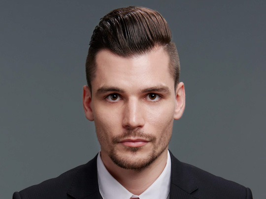 Quiff Mohawk combed