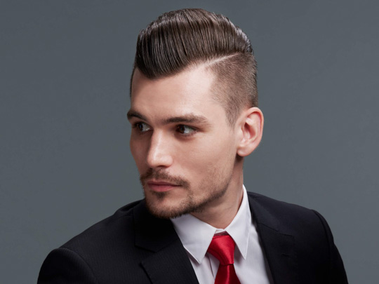 Side-shaved Comb-over clean