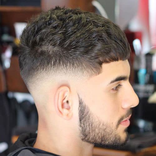 Low Fade Taper with Textured Crop