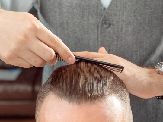 undercut back of head men